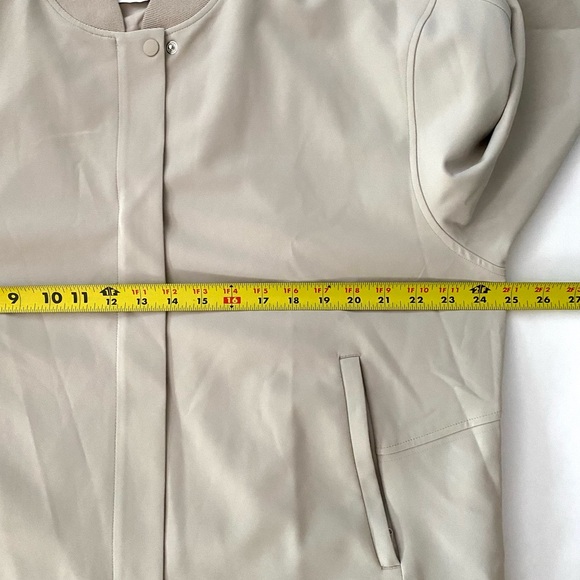 ATHLETA Athleta Jacket Endless Bomber Jacket Abalone NWOT Size X-Large - Picture 14 of 16